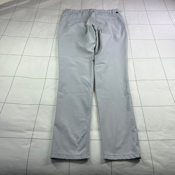 7 Diamonds Pants Mens 30x30 Fog Gray Infinity Chino Performance Golf Stretch - Picture 3 of 11